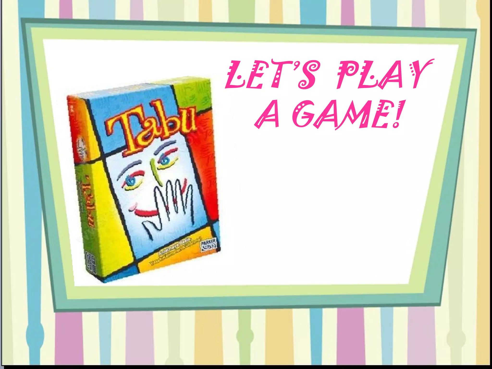 giant, obstacle , gorilla , province, migrate LET’S  PLAY  A GAME! 