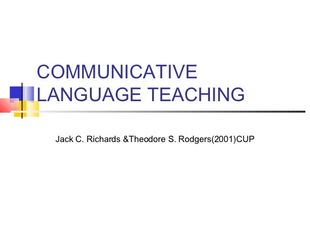 Communicative language teaching essay