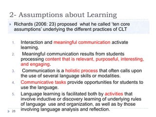 Communicative language teaching | PPSX