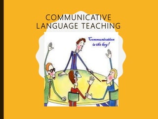 COMMUNICATIVE
LANGUAGE TEACHING
 