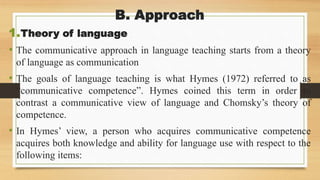 Communicative language teaching | PPTX
