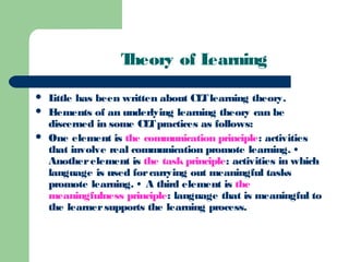 Communicative language teaching (clt) | PPT