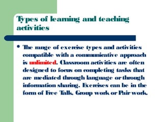 Communicative language teaching (clt) | PPT