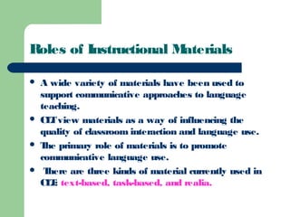 Communicative language teaching (clt) | PPT