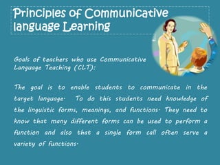 Communicative language teaching | PPTX