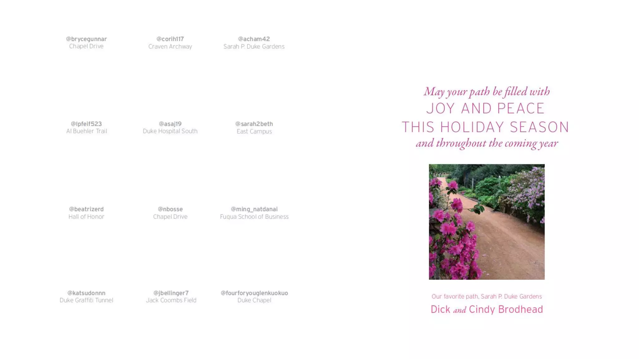 #MyDukePath - The Anatomy of an Instagram Contest