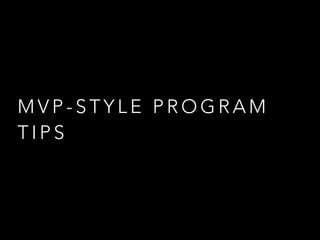 MVP-Style Influencer Programs for Fun & Profit