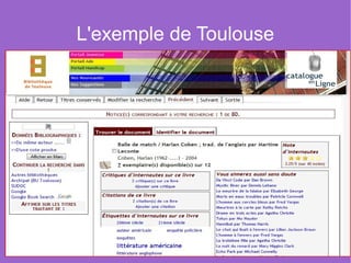 L'exemple de Toulouse
 