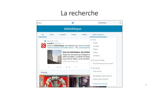 La recherche
72
 