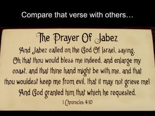 Compare that verse with others…
 