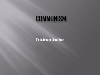 Tristran Salter
 