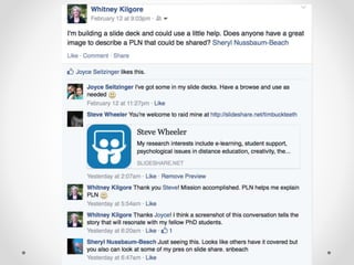 Activity: Twitter Chat
✤ We will use the Q1: A1: format for questions and
answers.
✤ I’ll be posting the Questions, please share your
thoughts or resources (URLs) on twitter using the
#CECS6220 hashtag.
✤ At the end of the class, I’ll archive the chat using
Storify and send the link to the archive to your twitter
account.
 