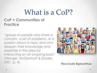 What is a PLC?
PLC = Professional Learning Community
A Professional Learning Community is a
collaboration of teachers, administrators,
parents and students, who work together to
seek out best practices, test them in the
classroom, continuously improve processes,
and focus on results.” (DuFour, 2002)
 