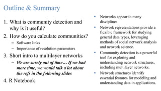 13 Community Detection | PPTX