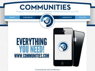 Communities Presentation (Day 1)