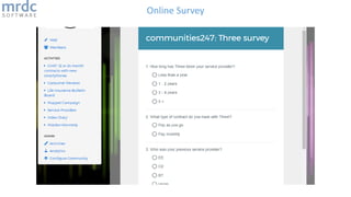 Online Survey
 