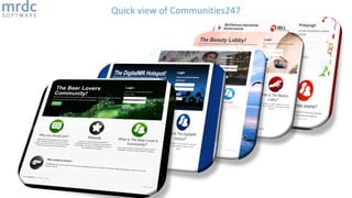 Quick view of Communities247
 