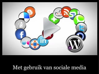Met gebruik van sociale media
 