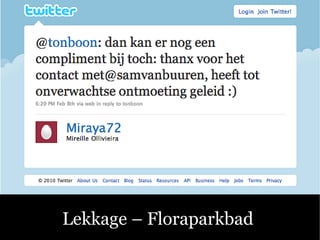 Lekkage – Floraparkbad
 