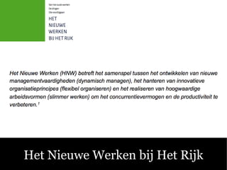 Het Nieuwe Werken bij Het Rijk
 
