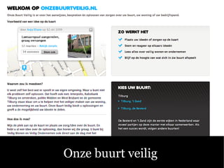 Onze buurt veilig
 