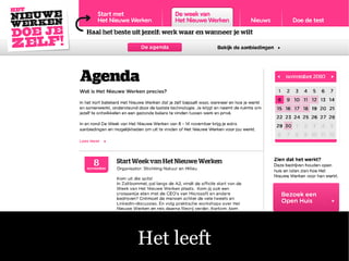 Het leeft
 