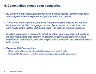 Communities Manifesto