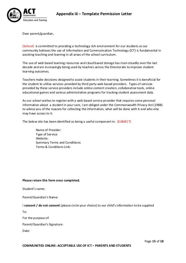 consent letter for child observation communities policy 190813 consent letter for child observation communities policy 190813