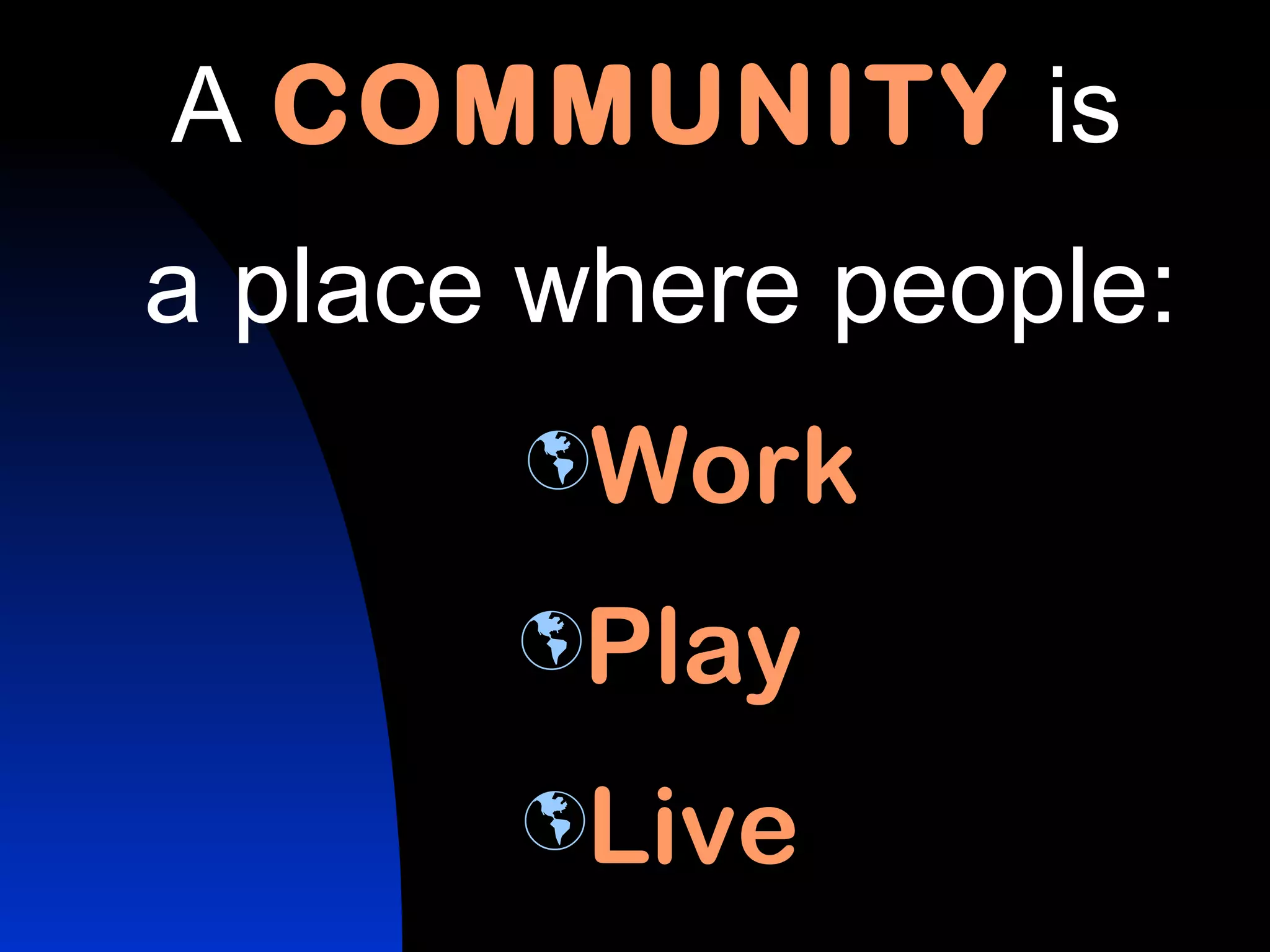 Communities (social studies) | PPT