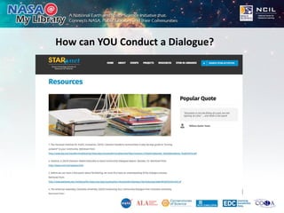 How can YOU Conduct a Dialogue?
 