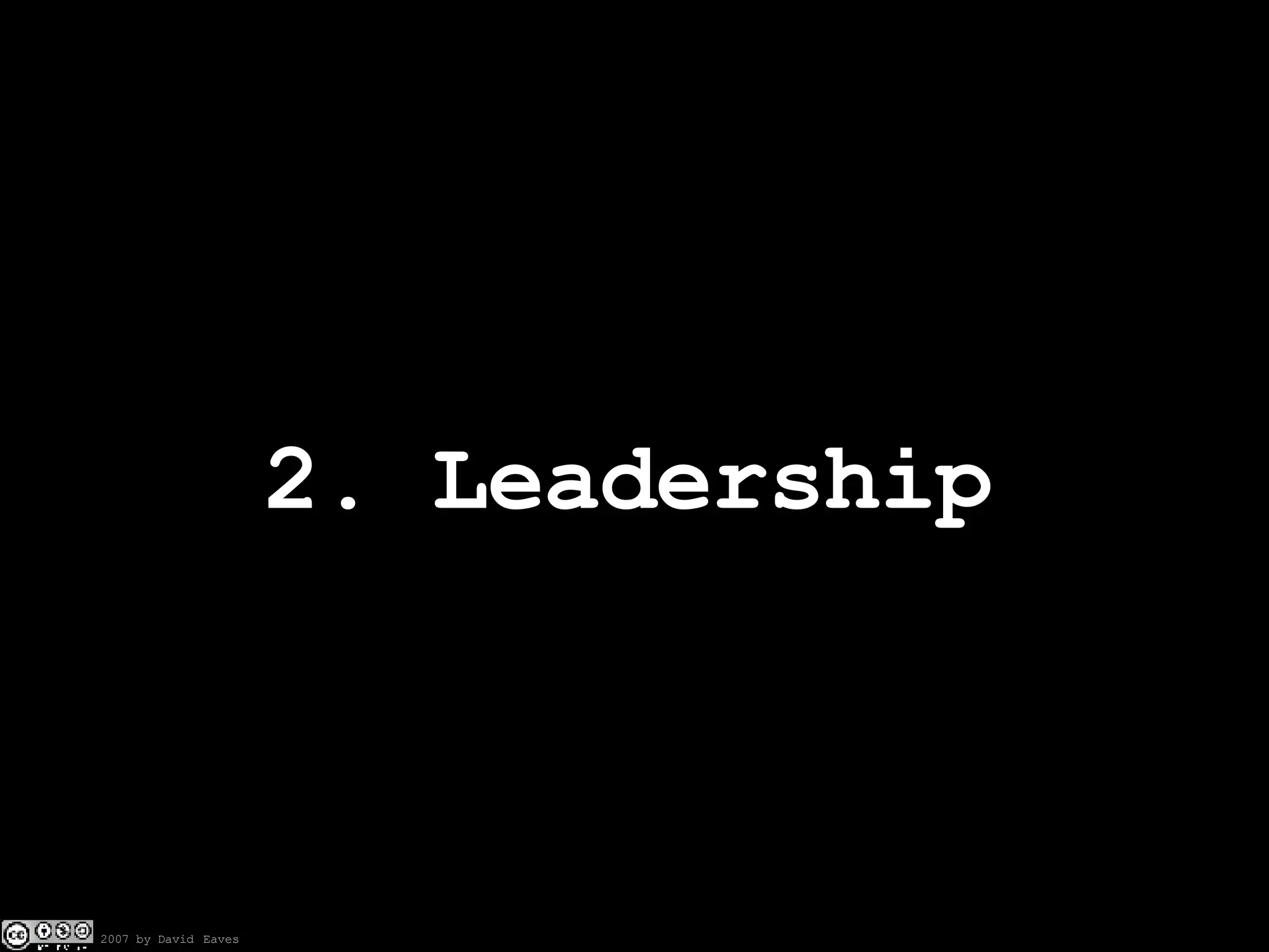 2. Leadership 