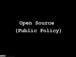 Open Source  (Public Policy) 