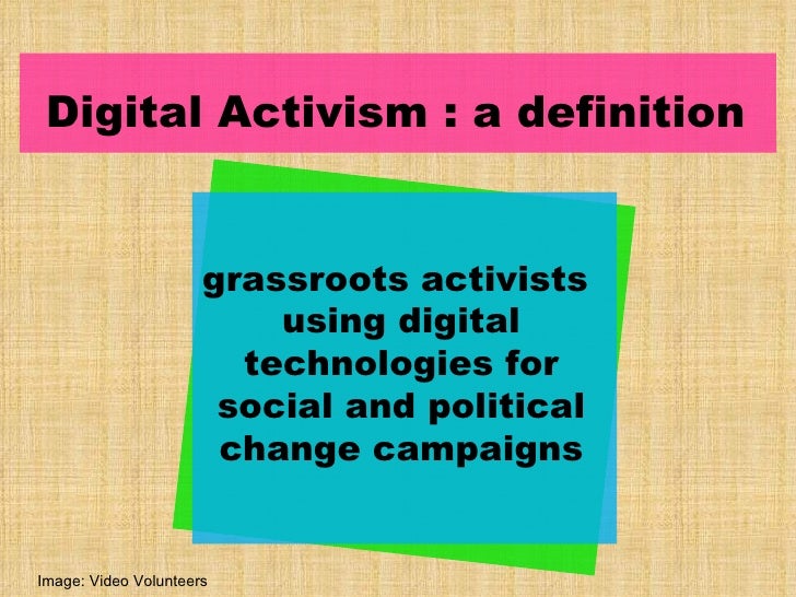 Digital Activism and Community Media from Image to Impact