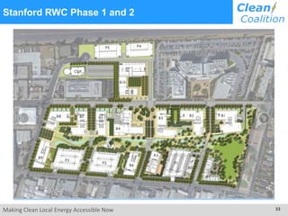 Making Clean Local Energy Accessible Now 33
Stanford RWC Phase 1 and 2
 