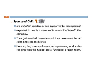 Community of Practices Best Practice