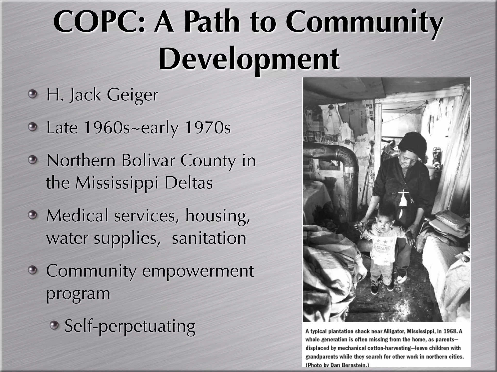 Community Oriented Primary Care