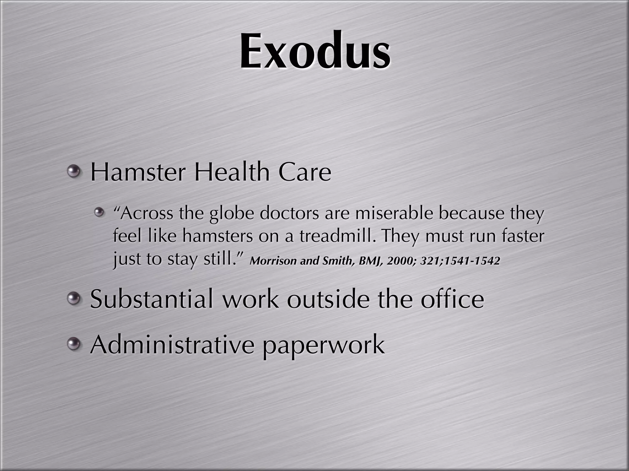 Community Oriented Primary Care