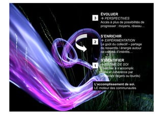 courts circuits : le community planning (la gestion de marque en 3D "ici, maintenant, ensemble" )