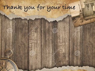 Thank you for your time
 