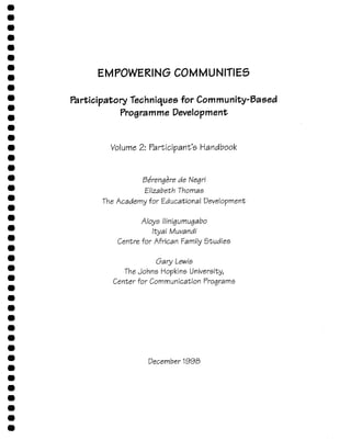 Empowering communities