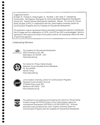 Empowering communities