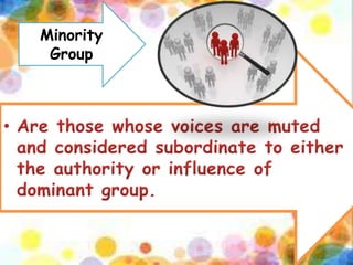 Minority
Group
 
