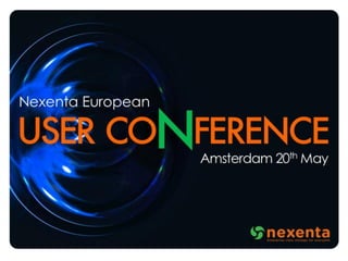 Nexenta European User Conference 2011 - "Community" by Garrett D'Amore
