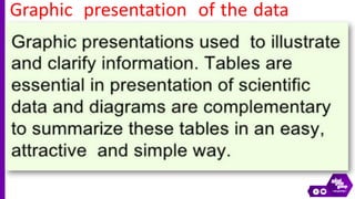 data presentation tabular and graphical methods | PDF