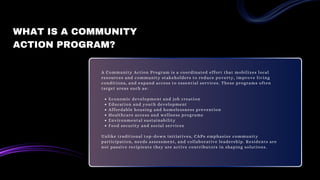 Community Action Program Building Stronger Communities Through ...