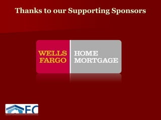 Thanks to our Supporting Sponsors