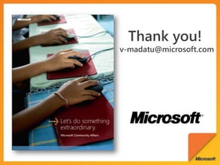 Community Affairs Programs by Ms. Camille Datu