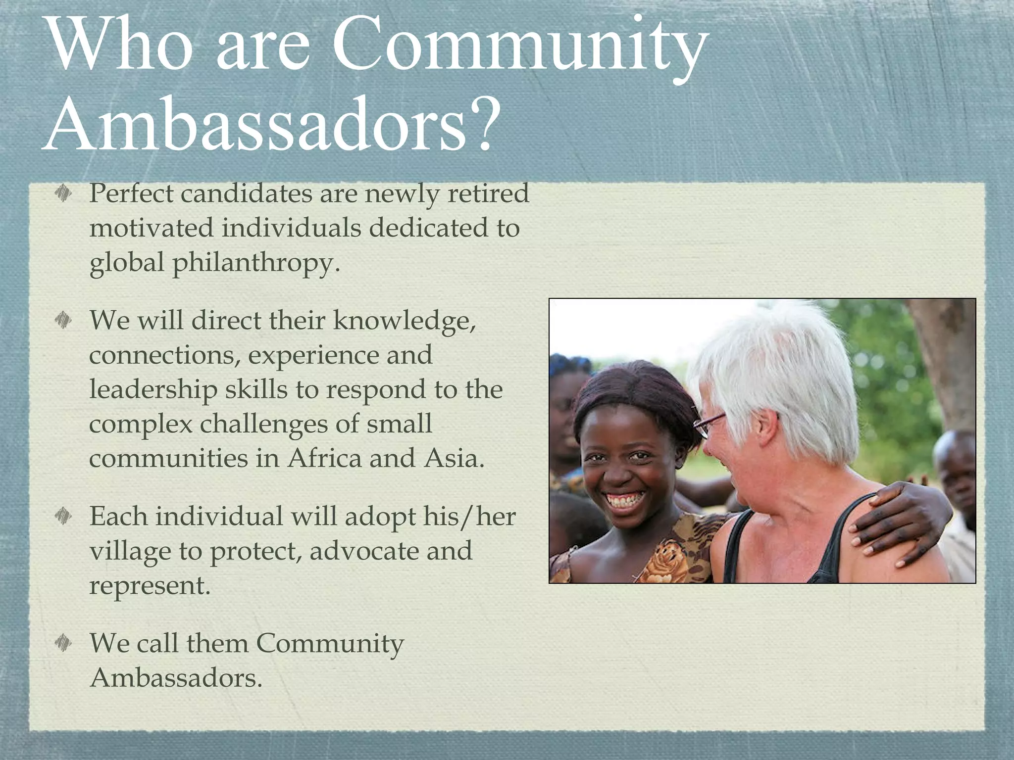 Community ambassadors | PPT
