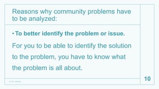 COMMUNITY NEEDS ASSESSMENT AN NSTP-CWTS2 | PPTX