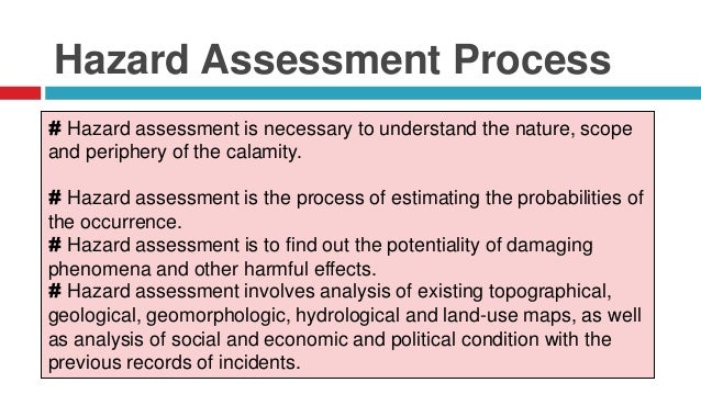 community based disaster risk assessment risk assessment process